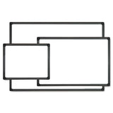 Universal® Dry Erase Board, Melamine, 48 X 36, Black Frame freeshipping - TVN Wholesale 