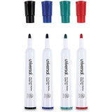 Dry Erase Marker, Broad Chisel Tip, Red, Dozen