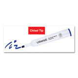 Universal™ Dry Erase Marker, Broad Chisel Tip, Blue, Dozen freeshipping - TVN Wholesale 