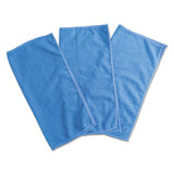 Universal® Microfiber Cleaning Cloth, 12 X 12, Blue, 3-pack freeshipping - TVN Wholesale 