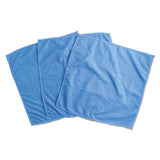 Universal® Microfiber Cleaning Cloth, 12 X 12, Blue, 3-pack freeshipping - TVN Wholesale 