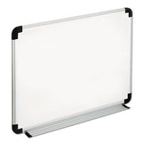 Universal® Dry Erase Board, Melamine, 24 X 18, White, Black-gray, Aluminum-plastic Frame freeshipping - TVN Wholesale 