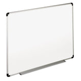 Universal® Dry Erase Board, Melamine, 36 X 24, White, Black-gray Aluminum-plastic Frame freeshipping - TVN Wholesale 