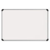 Universal® Magnetic Steel Dry Erase Board, 24 X 18, White, Aluminum Frame freeshipping - TVN Wholesale 