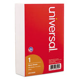 Universal® Loose White Memo Sheets, 4 X 6, Unruled, Plain White, 200-pack freeshipping - TVN Wholesale 