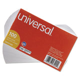 Universal® Unruled Index Cards, 3 X 5, White, 100-pack freeshipping - TVN Wholesale 