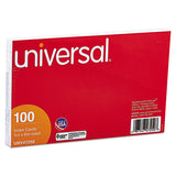 Universal® Ruled Index Cards, 3 X 5, White, 100-pack freeshipping - TVN Wholesale 