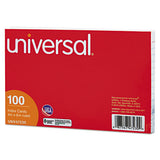 Universal® Ruled Index Cards, 3 X 5, White, 100-pack freeshipping - TVN Wholesale 