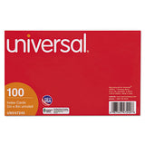 Universal® Ruled Index Cards, 3 X 5, White, 100-pack freeshipping - TVN Wholesale 