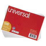 Universal® Unruled Index Cards, 4 X 6, White, 100-pack freeshipping - TVN Wholesale 