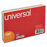 Universal® Index Cards, Ruled, 4 X 6, Assorted, 100-pack freeshipping - TVN Wholesale 