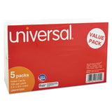 Universal® Ruled Index Cards, 5 X 8, White, 500-pack freeshipping - TVN Wholesale 