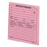 Universal® Important Message Pink Pads, 4.25 X 5.5, 1-page, 50 Forms-pad, Dozen freeshipping - TVN Wholesale 