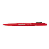 Universal™ Porous Point Pen, Stick, Medium 0.7 Mm, Red Ink, Red Barrel, Dozen freeshipping - TVN Wholesale 
