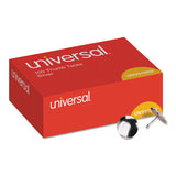 Universal® Thumb Tacks, Steel, Silver, 5-16", 100-box freeshipping - TVN Wholesale 
