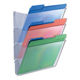 Universal® 3 Pocket Wall File Starter Set, Letter, Clear freeshipping - TVN Wholesale 