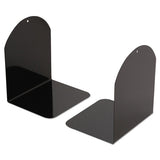 Universal® Magnetic Bookends, 6 X 5 X 7, Metal, Black freeshipping - TVN Wholesale 