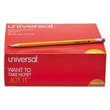 Universal™ #2 Woodcase Pencil, Hb (#2), Black Lead, Yellow Barrel, 144-box freeshipping - TVN Wholesale 