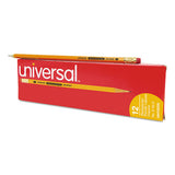 Universal™ Deluxe Blackstonian Pencil, Hb (#2), Black Lead, Yellow Barrel, Dozen freeshipping - TVN Wholesale 
