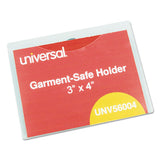 Universal® Clear Badge Holders W-garment-safe Clips, 3 X 4, White Inserts, 50-box freeshipping - TVN Wholesale 