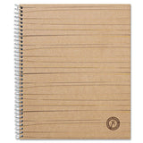 Universal® Deluxe Sugarcane Based Notebooks, 1 Subject, Medium-college Rule, Brown Cover, 11 X 8.5, 100 Sheets freeshipping - TVN Wholesale 