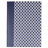 Universal® Casebound Hardcover Notebook, 1 Subject, Wide-legal Rule, Dark Blue-white Cover, 10.25 X 7.63, 150 Sheets freeshipping - TVN Wholesale 