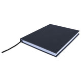 Universal® Casebound Hardcover Notebook, 1 Subject, Wide-legal Rule, Black Cover, 10.25 X 7.63, 150 Sheets freeshipping - TVN Wholesale 