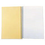 Universal® Wirebound Notebook, 3 Subject, Medium-college Rule, Black Cover, 9.5 X 6, 120 Sheets freeshipping - TVN Wholesale 