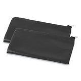 Universal® Zippered Wallets-cases, Leatherette Pu, 11 X 6, Black, 2-pack freeshipping - TVN Wholesale 