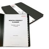 Universal® Weekly Planner, 11 X 8, Black Cover, 14-month (dec To Jan): 2021 To 2023 freeshipping - TVN Wholesale 