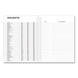 Universal® Weekly Planner, 11 X 8, Black Cover, 14-month (dec To Jan): 2021 To 2023 freeshipping - TVN Wholesale 