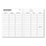 Universal® Weekly Planner, 11 X 8, Black Cover, 14-month (dec To Jan): 2021 To 2023 freeshipping - TVN Wholesale 