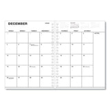 Universal® Monthly Planner, 11 X 8, Black Cover, 14-month (dec To Jan): 2021 To 2023 freeshipping - TVN Wholesale 