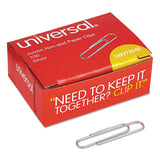 Universal® Paper Clips, Jumbo, Silver, 100 Clips-box, 10 Boxes-pack freeshipping - TVN Wholesale 