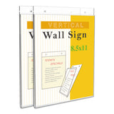 Wall Mount Sign Holder, 11