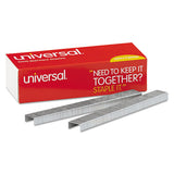 Universal® Standard Chisel Point Staples, 0.25" Leg, 0.5" Crown, Steel, 5,000-box, 5 Boxes-pack, 25,000-pack freeshipping - TVN Wholesale 