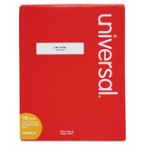 Universal® White Labels, Inkjet-laser Printers, 1 X 4, White, 20-sheet, 250 Sheets-box freeshipping - TVN Wholesale 
