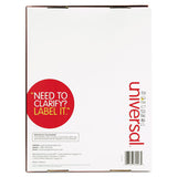 Universal® White Labels, Inkjet-laser Printers, 1.33 X 4, White, 14-sheet, 250 Sheets-box freeshipping - TVN Wholesale 