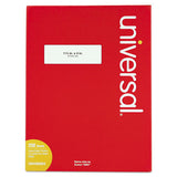Universal® White Labels, Inkjet-laser Printers, 1.33 X 4, White, 14-sheet, 250 Sheets-box freeshipping - TVN Wholesale 