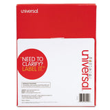 Universal® White Labels, Inkjet-laser Printers, 1 X 4, White, 20-sheet, 100 Sheets-box freeshipping - TVN Wholesale 