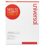 Universal® White Labels, Inkjet-laser Printers, 1.33 X 4, White, 14-sheet, 100 Sheets-box freeshipping - TVN Wholesale 