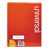 Universal® White Labels, Inkjet-laser Printers, 1.33 X 4, White, 14-sheet, 100 Sheets-box freeshipping - TVN Wholesale 