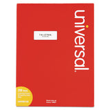 Universal® White Labels, Inkjet-laser Printers, 1 X 2.63, White, 30-sheet, 250 Sheets-pack freeshipping - TVN Wholesale 