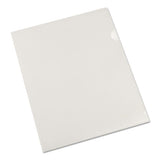 Universal® Project Folders, Letter Size, Clear, 25-pack freeshipping - TVN Wholesale 