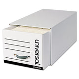 Universal® Heavy-duty Storage Drawers, Letter Files, 14" X 25.5" X 11.5", White, 6-carton freeshipping - TVN Wholesale 