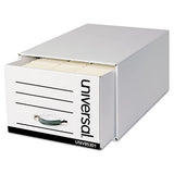 Universal® Heavy-duty Storage Drawers, Legal Files, 17.25" X 25.5" X 11.5", White, 6-carton freeshipping - TVN Wholesale 