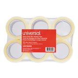 Universal® Heavy-duty Box Sealing Tape With Pistol Grip Dispenser, 3" Core, 1.88" X 60 Yds, Clear, 1 Dispenser And 2 Tape Rolls-pack freeshipping - TVN Wholesale 
