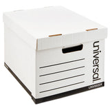 Universal® Basic-duty Easy Assembly Storage Files, Letter-legal Files, White, 12-carton freeshipping - TVN Wholesale 