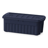 Rubbermaid® Roughneck Storage Box, 50 Gal, 21.2" X 43" X 17.88", Dark Indigo Metallic freeshipping - TVN Wholesale 