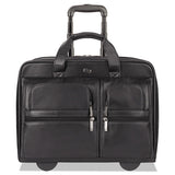 Classic Leather Rolling Case, 15.6